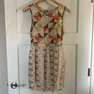 Geometric Roxy dress